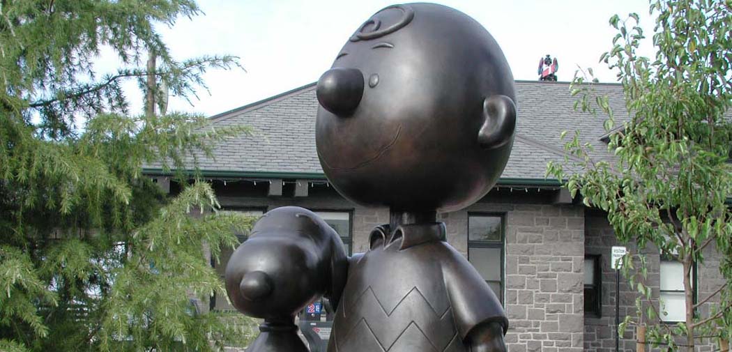 Peanuts Sculptures in Santa Rosa, CA