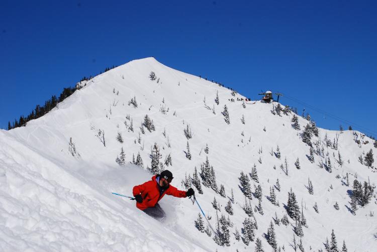 Bridger Bowl is a popular ski destination in Bozeman, MT.