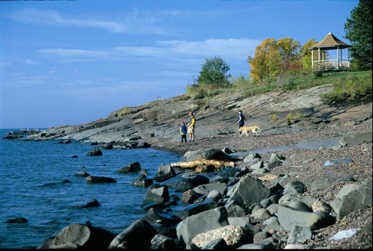 Lake Superior's Shore in Duluth