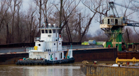 The Port of Vicksburg in Vicksburg, MS