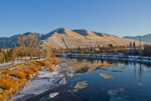 Mountains Dominate the Skyline in Missoula, MT