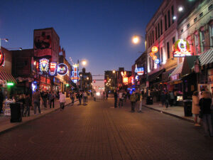 Memphis, Tennessee, Beale Street, blues, jazz, music, downtown