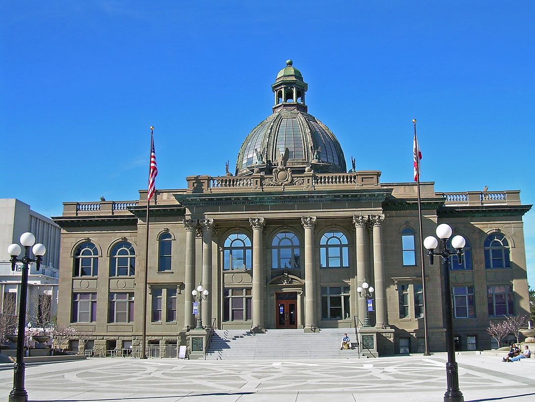 The former San Mateo County Courthouse in Redwood City, California.