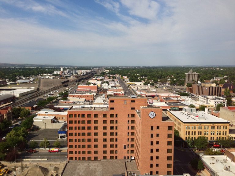 The skyline of Billings in the daytime