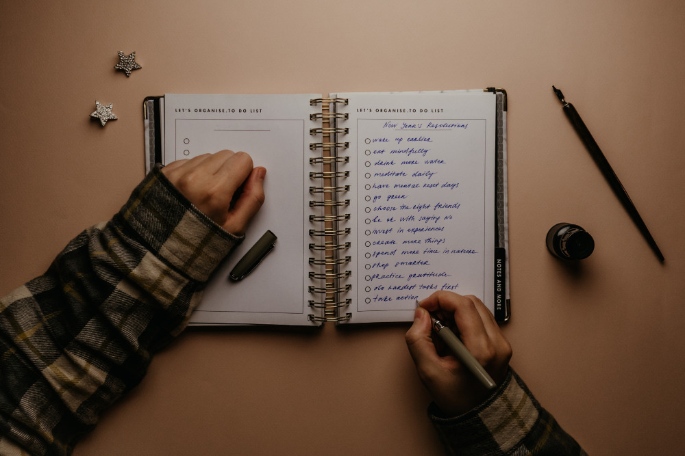 List of the best places to keep your New Year's Resolutions.