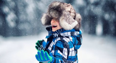 Boy in winter hat