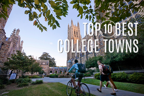 10 Best College Towns 2018