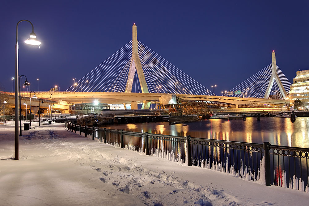 Boston MA is a great spot for a winter road trip.