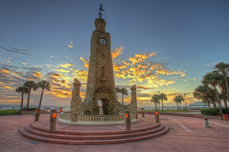 Clocktower in Daytona Beach, FL
