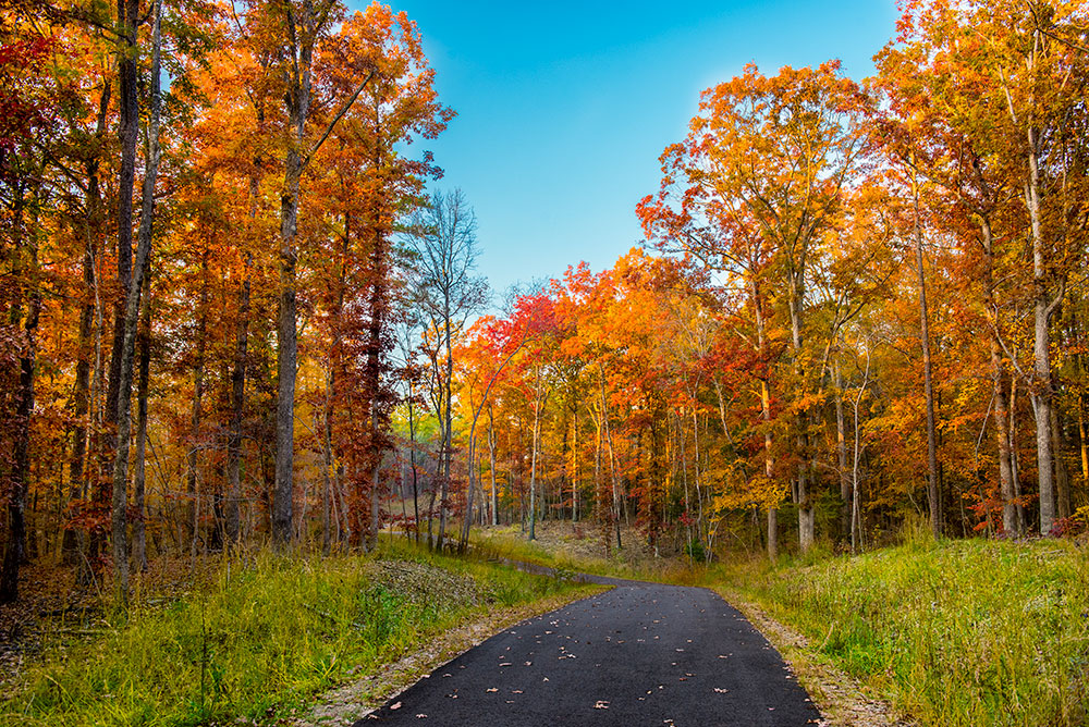Cary, North Carolina, walkable downtown trail and park