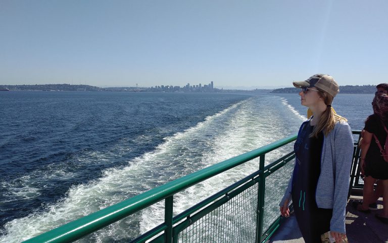 Seattle trip |Jessica Carney on Seattle Ferry