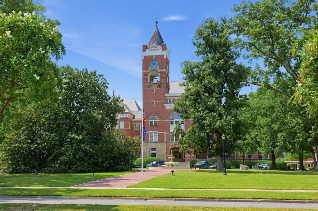 the tower at Winthrop University 