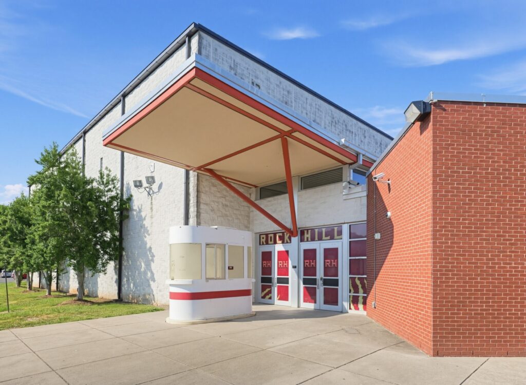 Entrance to Rock Hill High School