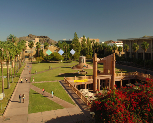 Arizona State University in Tempe provides more than 11,000 jobs and enrolls 60,168 students.
