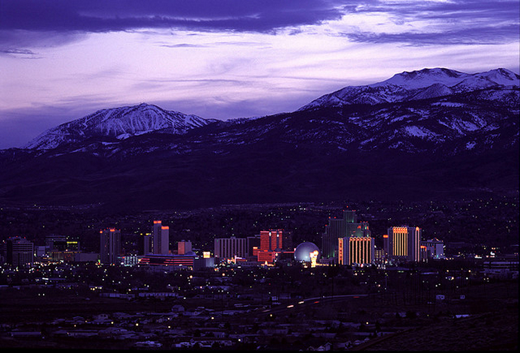 The Downtown Area in Reno, NV