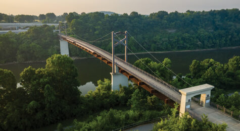 Shelby Park Bridge in Nashville TN