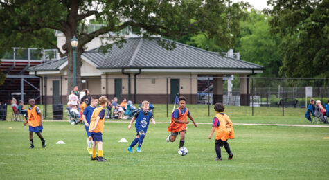 kids playing soccer