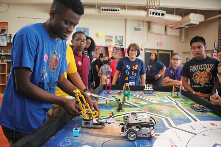 Madison Middle School, in Nasvhille, is taking part in Amazon’s Future Engineer program.