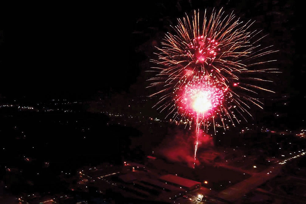 Fireworks over Warner Robins