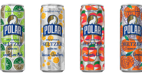 Polar Seltzers lined up