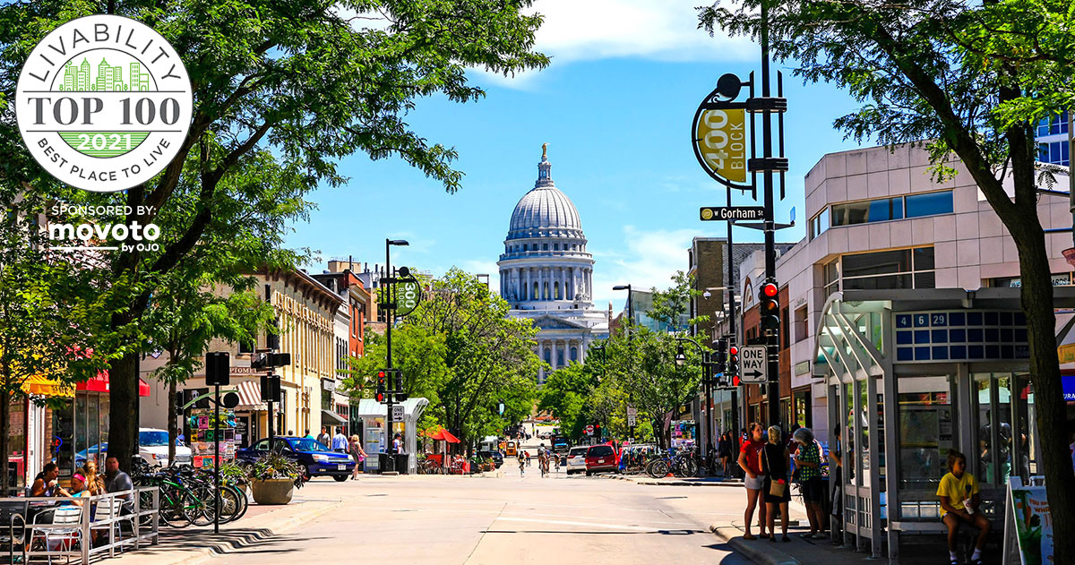 Madison, WI Ranked #1 Best Place to Live in 2021 | Livability