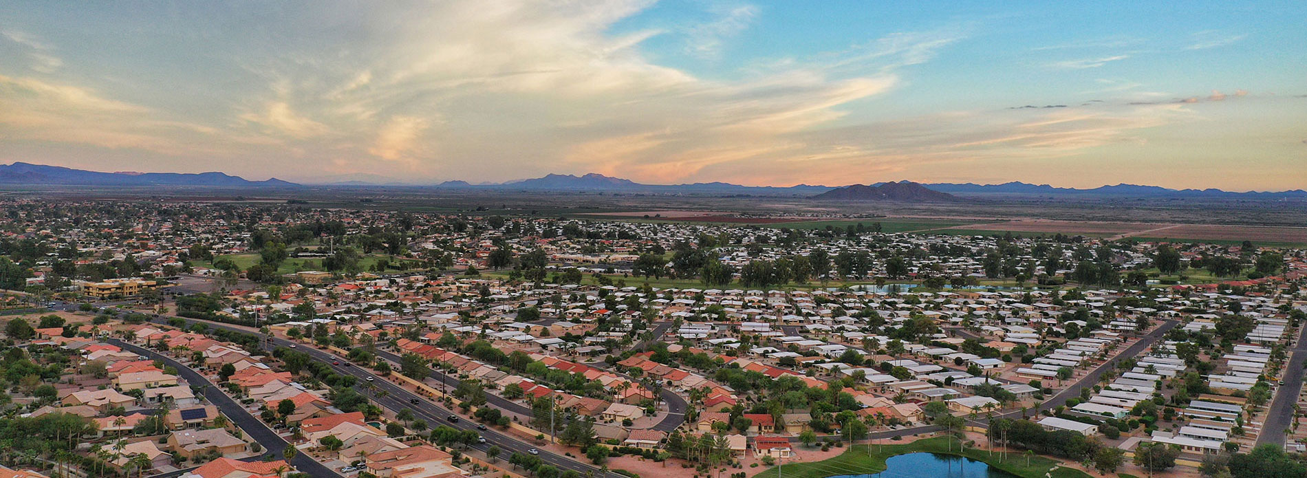 Chandler, AZ aerial view