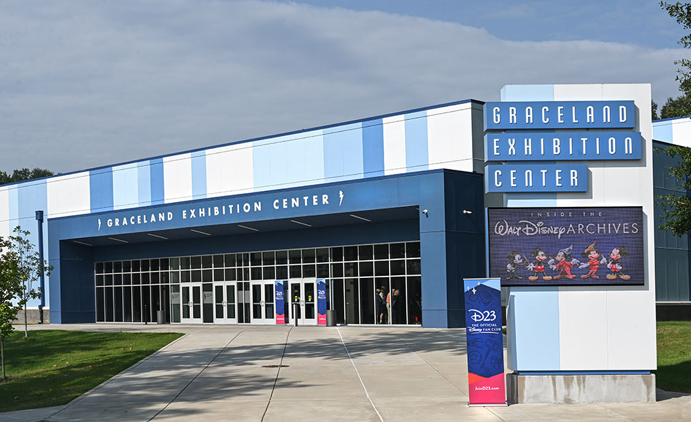 Exterior of Graceland Exhibition Center in Memphis TN