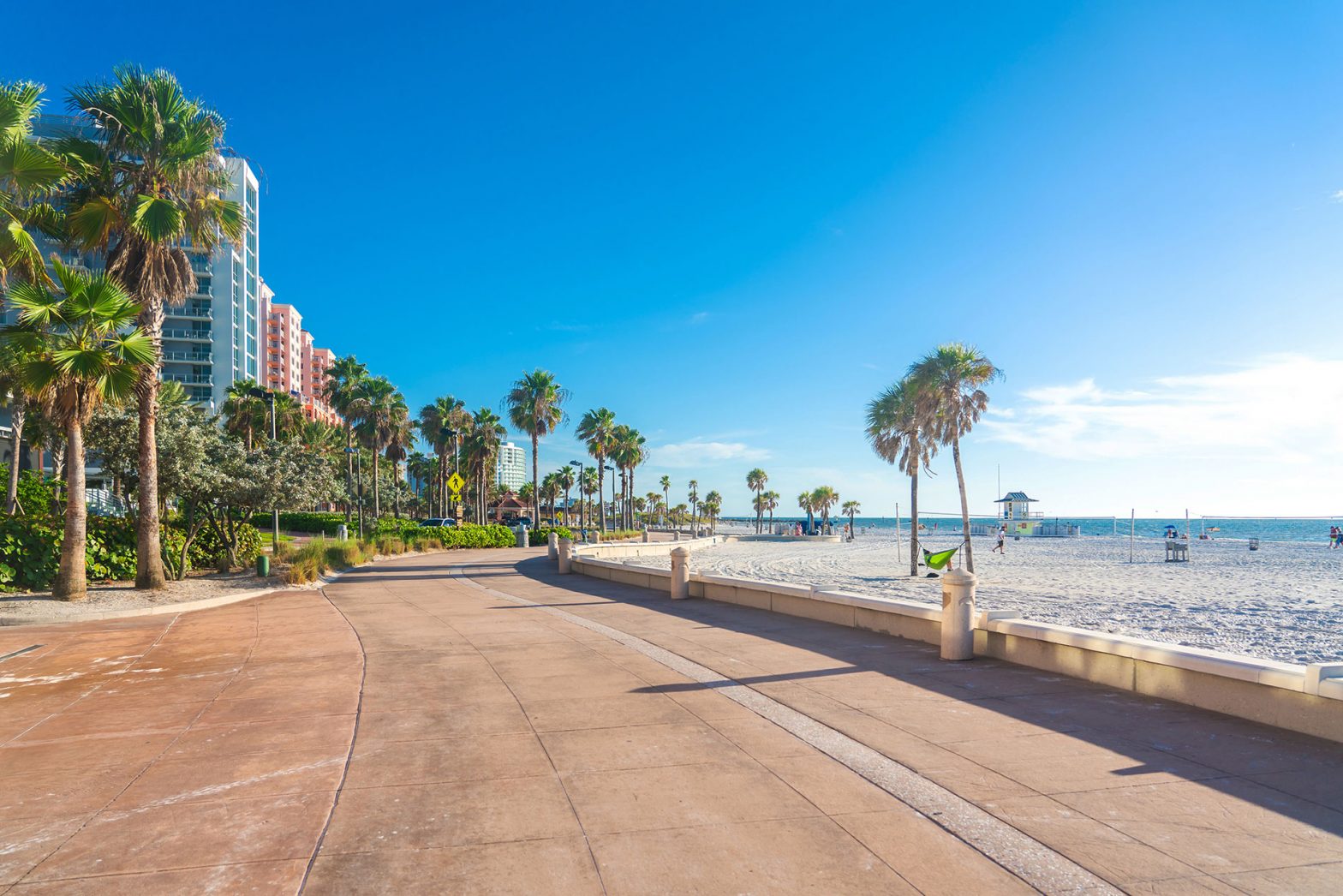 Clearwater, FL downtown beachfront