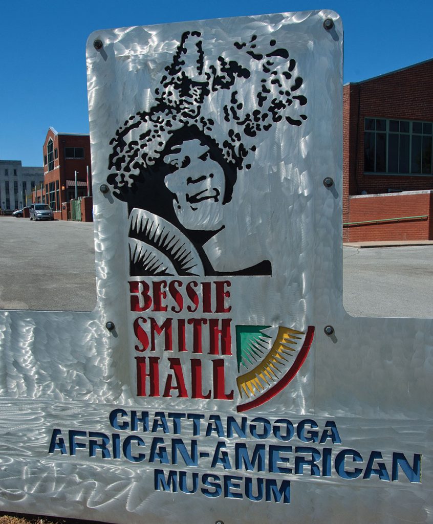 Bessie Smith Hall sign