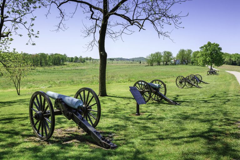 cannons at Gettysburg National Military Park