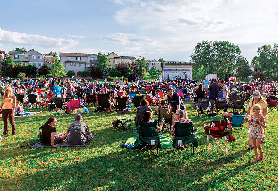 people enjoy a festival in Castle Rock