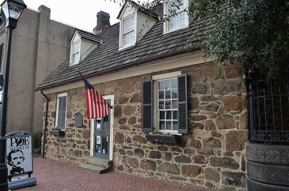 The Edgar Allan Poe Museum, which focuses on Poe's time living in Richmond, VA