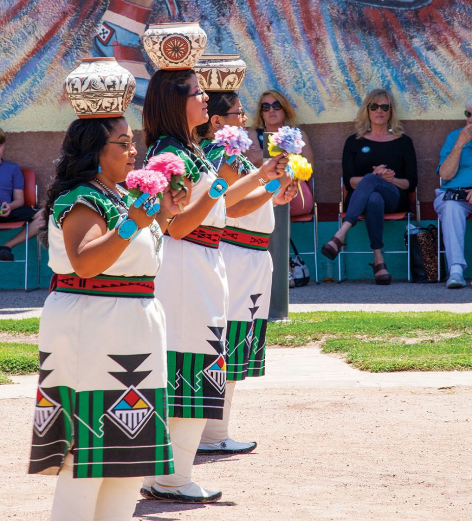 Zuni Olla Maidens, a renowned dance group in New Mexico