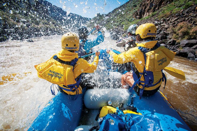 Rafting on the Rio Grande in New Mexico