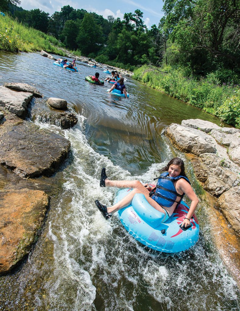 Outdoor recreation abounds in Ann Arbor, from enjoying the scenery to tubing down the river.