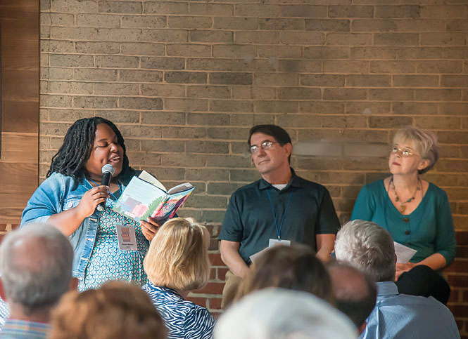 A book reading in Winston-Salem, NC