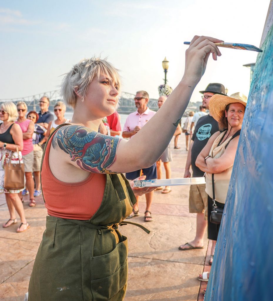 Art on the River in Dubuque, IA