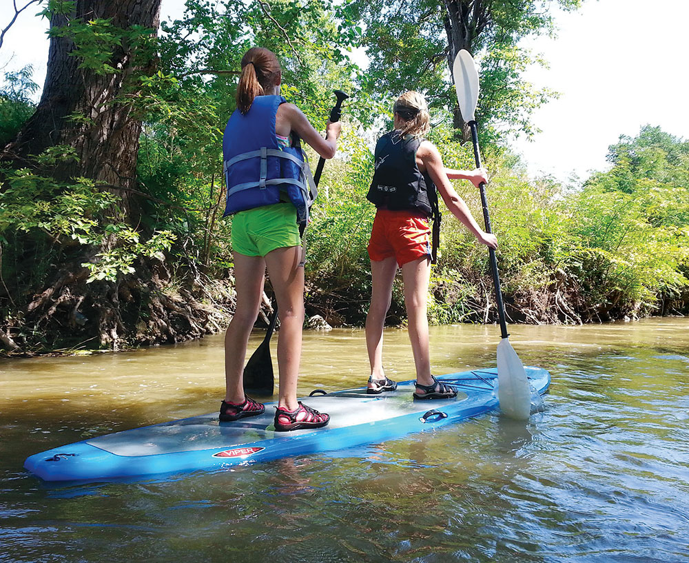 Residents can go paddleboarding in Kearney