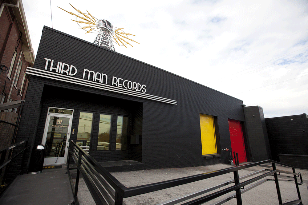 Third Man Records was founded by popular musician Jack White and brought to Nashville in 2009. Third Man Records is a record store, record label, photo studio with dark room and live music venue with analog recording booth.