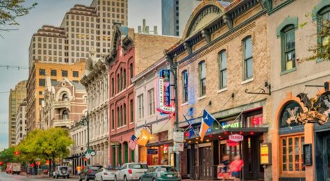 Entertainment district in Austin, TX