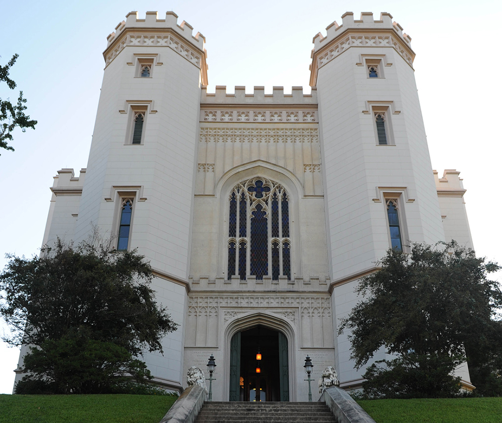 Exterior of the Old State Capitol building in Baton Rouge, LA.