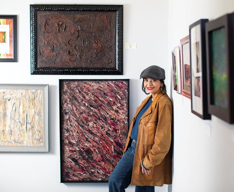artist Monica Jean Ledoux at Pueblo Arts Alliance