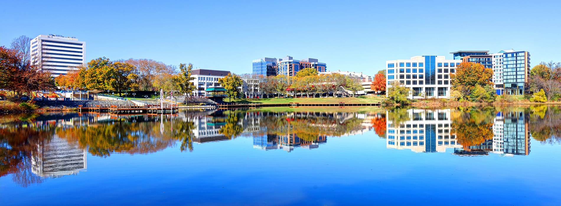 Waterfront view in Columbia, Maryland