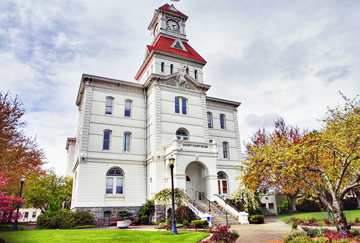 County Courthouse in Corvallis OR