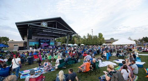 Outdoor music amphitheater in Fishers IN