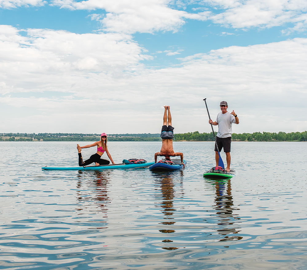 Paddleboarding in Aurora, CO