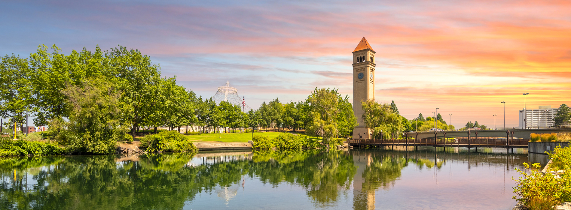 The Spokane Clock Tower in Spokane, Washington