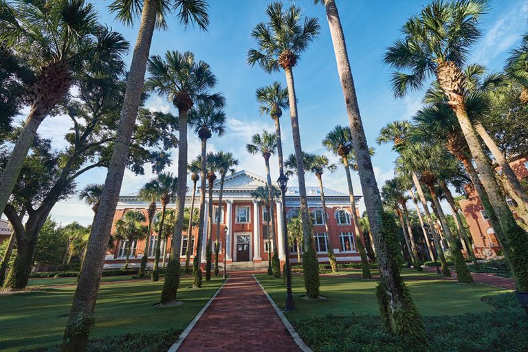 Sampson Hall at Stetson University, located in the Greater Daytona Region.