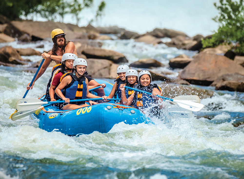 Whitewater rafting in Tennessee