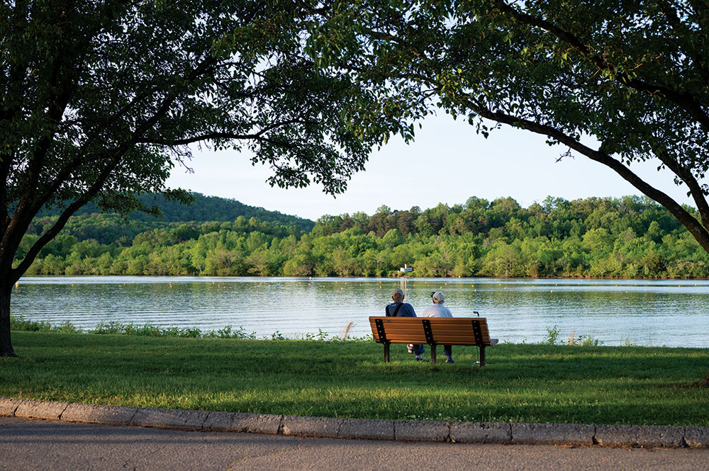 Melton Lake Park in Oak Ridge, TN